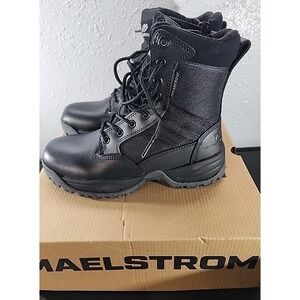 Maelstrom Tactical boots Women's 7.5 TAC Force 8" Like Wednesday Addams Wears